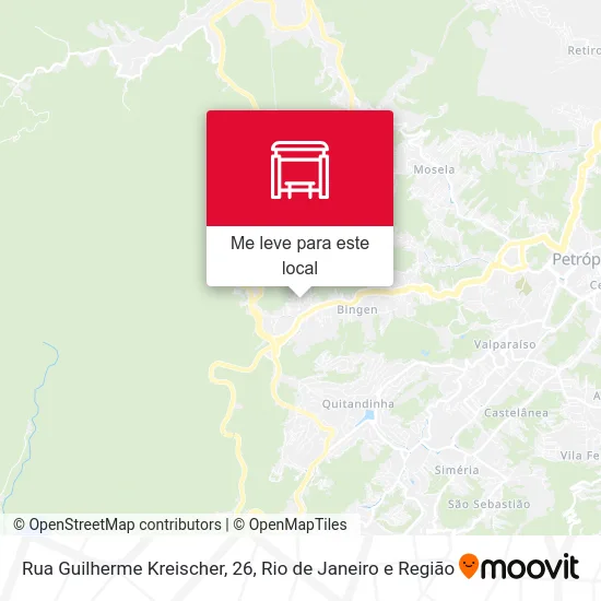 Rua Guilherme Kreischer, 26 mapa
