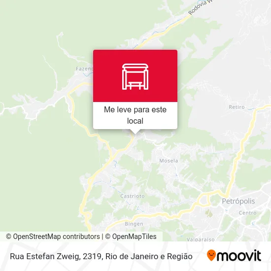 Rua Estefan Zweig, 2319 mapa