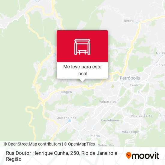 Rua Doutor Henrique Cunha, 250 mapa
