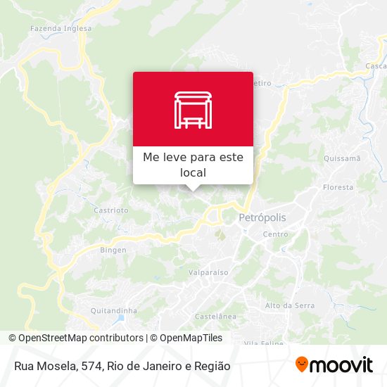 Rua Mosela, 574 mapa