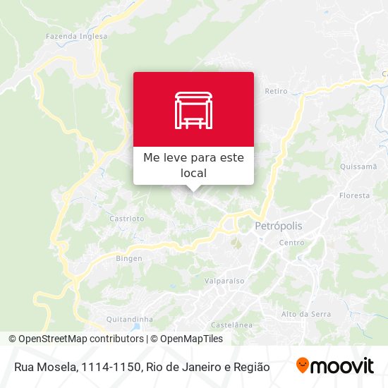 Rua Mosela, 1114-1150 mapa