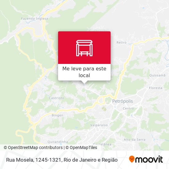 Rua Mosela, 1245-1321 mapa