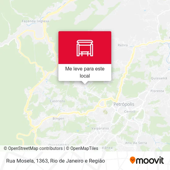 Rua Mosela, 1363 mapa