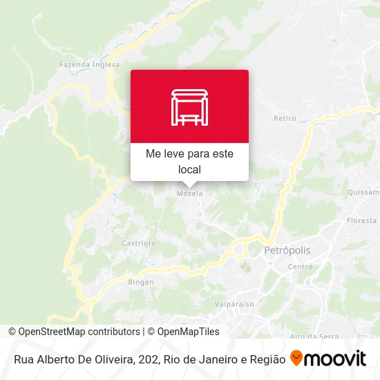 Rua Alberto De Oliveira, 202 mapa
