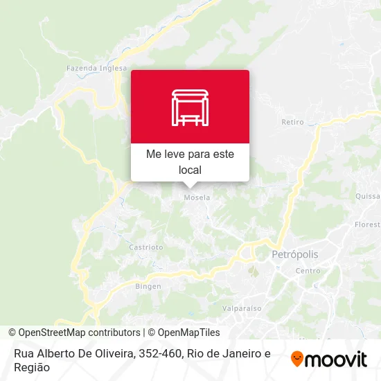 Rua Alberto De Oliveira, 352-460 mapa