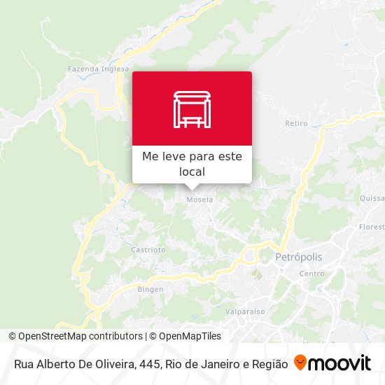 Rua Alberto De Oliveira, 445 mapa