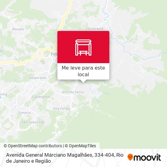 Avenida General Márciano Magalhães, 334-404 mapa