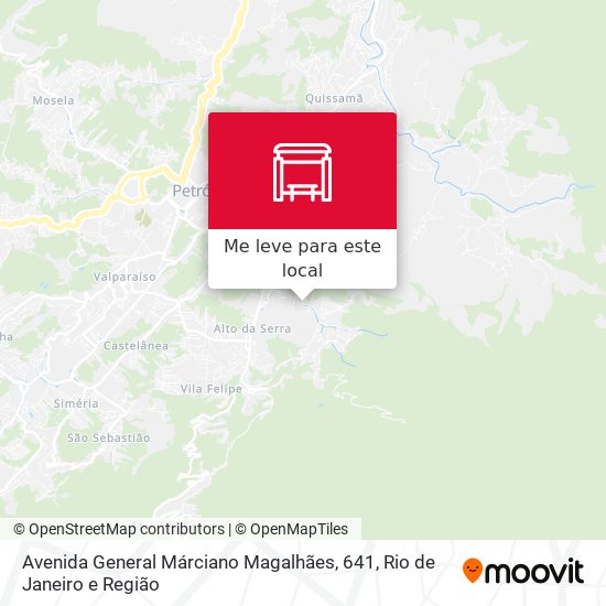 Avenida General Márciano Magalhães, 641 mapa