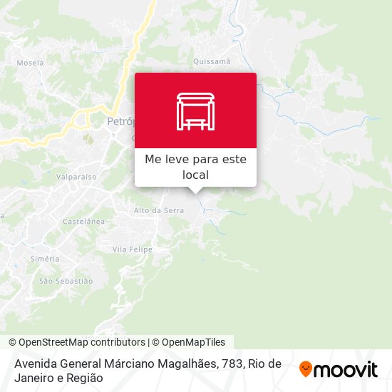 Avenida General Márciano Magalhães, 783 mapa
