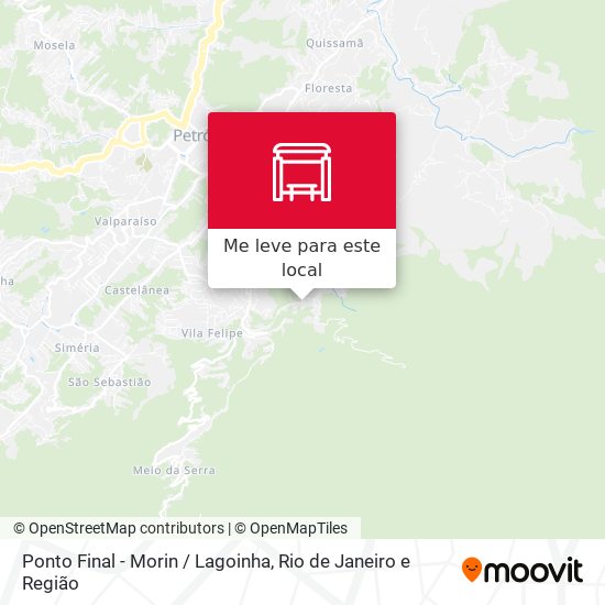 Ponto Final - Morin / Lagoinha mapa