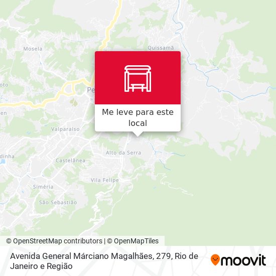 Avenida General Márciano Magalhães, 279 mapa