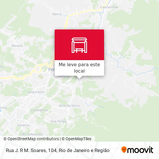 Rua J. R M. Soares, 104 mapa