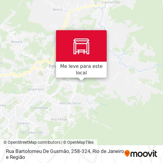 Rua Bartolomeu De Gusmão, 258-324 mapa