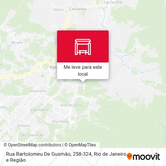 Rua Bartolomeu De Gusmão, 258-324 mapa