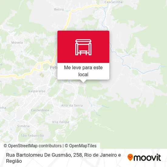 Rua Bartolomeu De Gusmão, 258 mapa