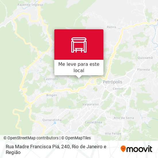Rua Madre Francisca Piá, 240 mapa