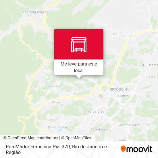 Rua Madre Francisca Piá, 370 mapa