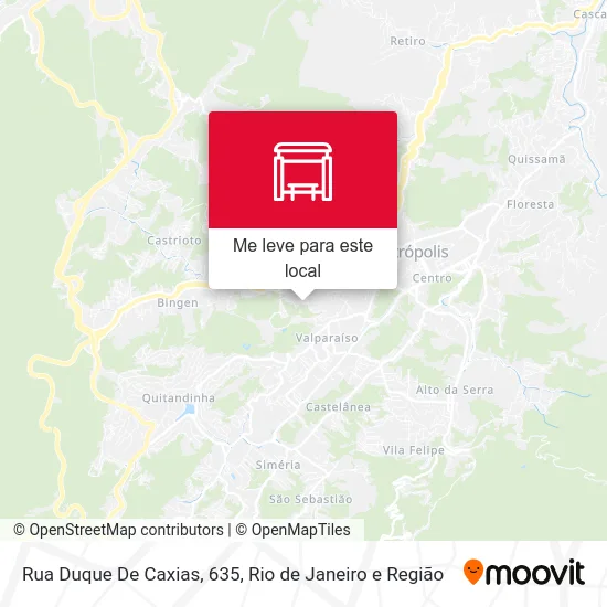 Rua Duque De Caxias, 635 mapa