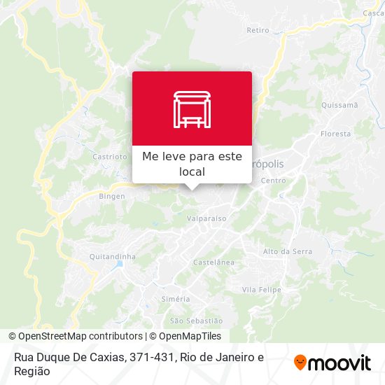 Rua Duque De Caxias, 371-431 mapa