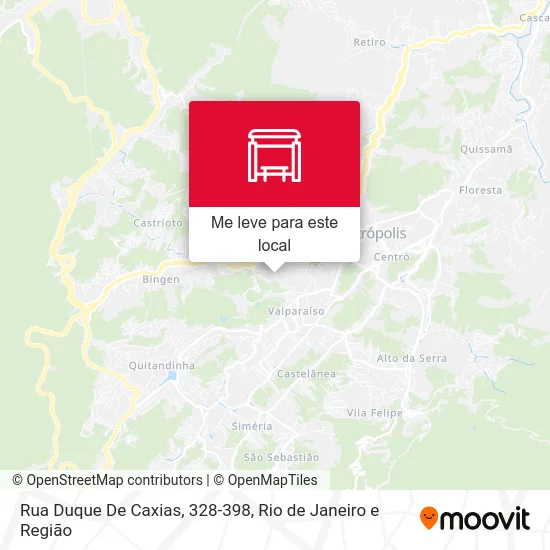 Rua Duque De Caxias, 328-398 mapa