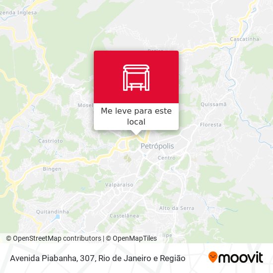 Avenida Piabanha, 307 mapa