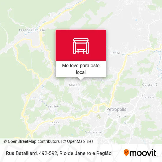 Rua Bataillard, 492-592 mapa