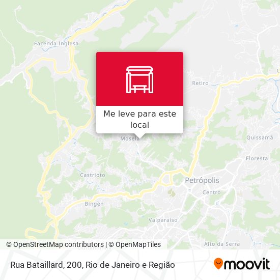 Rua Bataillard, 200 mapa