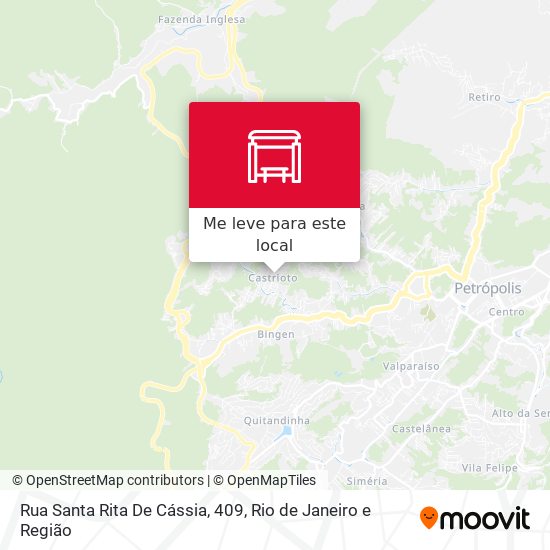 Rua Santa Rita De Cássia, 409 mapa