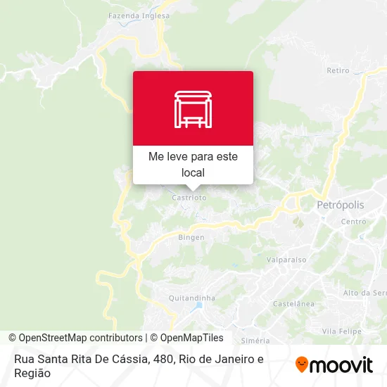 Rua Santa Rita De Cássia, 480 mapa