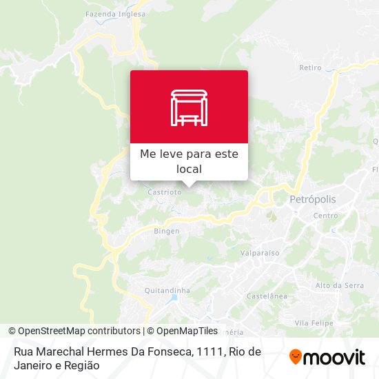 Rua Marechal Hermes Da Fonseca, 1111 mapa