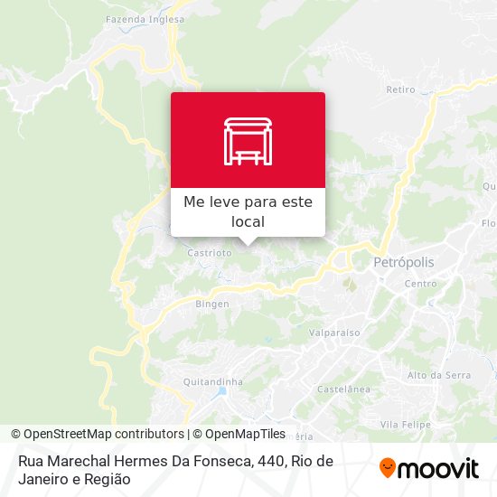 Rua Marechal Hermes Da Fonseca, 440 mapa