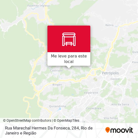 Rua Marechal Hermes Da Fonseca, 284 mapa