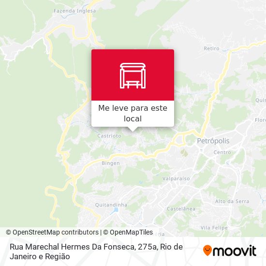 Rua Marechal Hermes Da Fonseca, 275a mapa