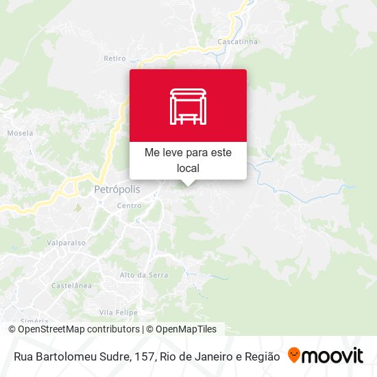 Rua Bartolomeu Sudre, 157 mapa