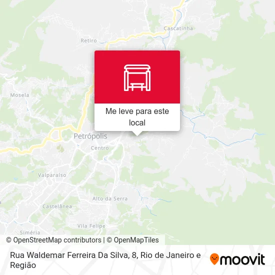 Rua Waldemar Ferreira Da Silva, 8 mapa