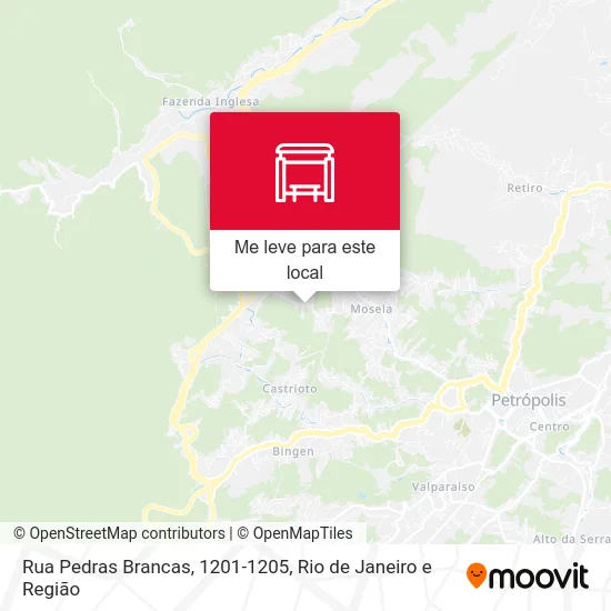 Rua Pedras Brancas, 1201-1205 mapa