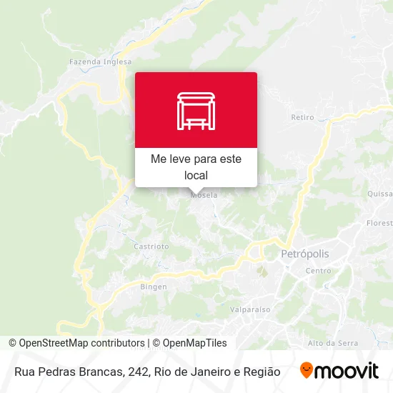 Rua Pedras Brancas, 242 mapa