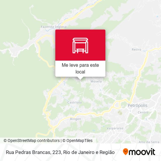 Rua Pedras Brancas, 223 mapa
