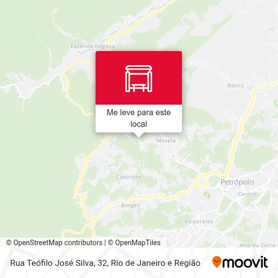 Rua Teófilo José Silva, 32 mapa