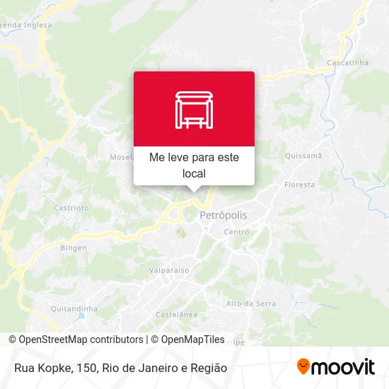 Rua Kopke, 150 mapa