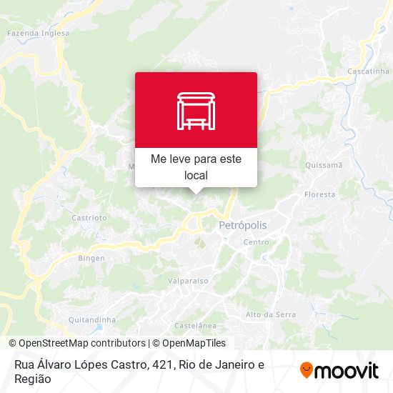 Rua Álvaro Lópes Castro, 421 mapa