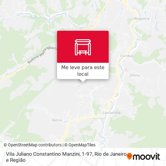 Vila Juliano Constantino Manzini, 1-97 mapa