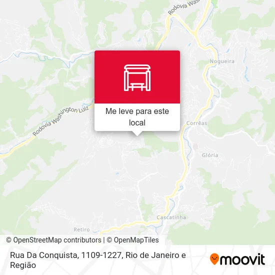 Rua Da Conquista, 1109-1227 mapa