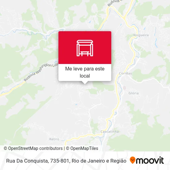 Rua Da Conquista, 735-801 mapa