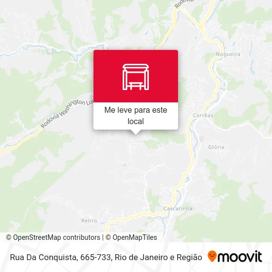 Rua Da Conquista, 665-733 mapa