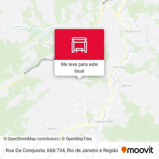 Rua Da Conquista, 666-734 mapa