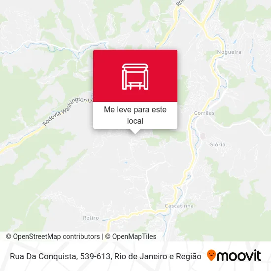 Rua Da Conquista, 539-613 mapa