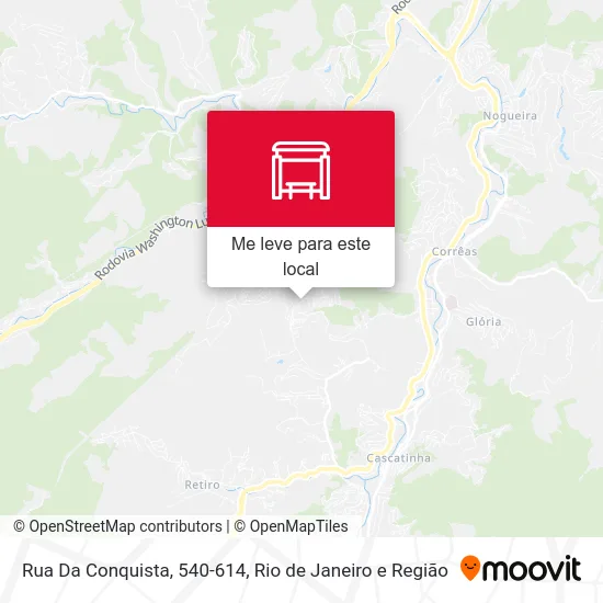 Rua Da Conquista, 540-614 mapa