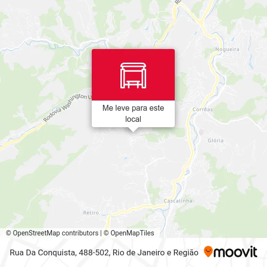Rua Da Conquista, 488-502 mapa