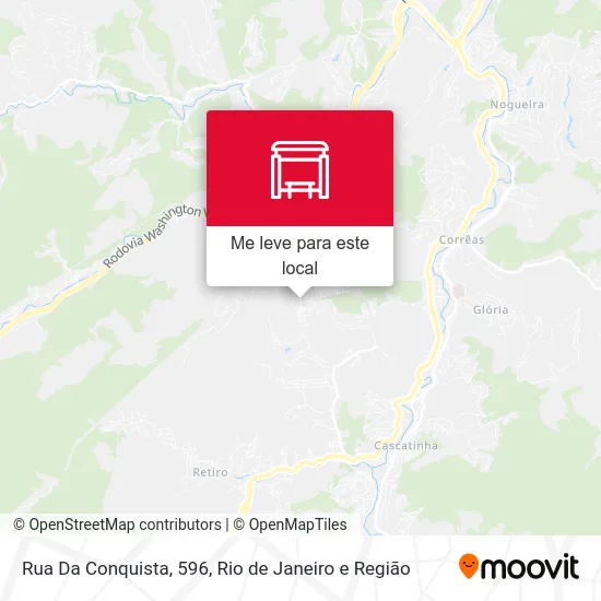 Rua Da Conquista, 596 mapa
